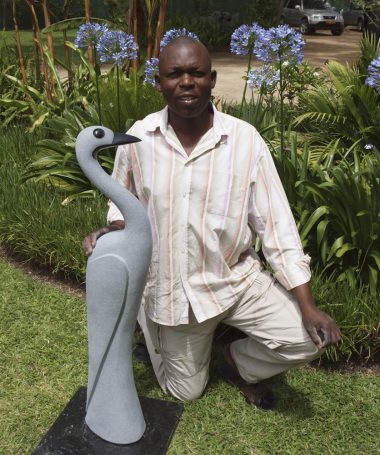 Shona sculptor Peter Chidzonga portrait photo