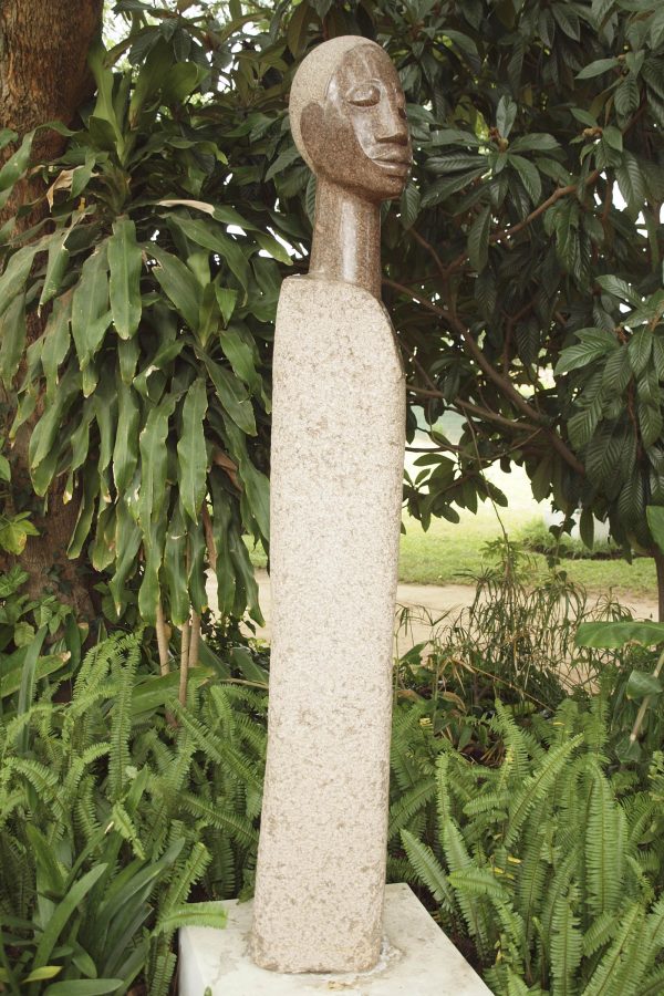 Granite Shona sculpture The Bride by Joe Mutasa