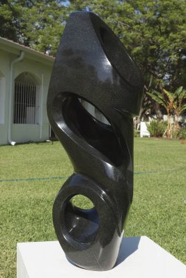 Shona sculpture The Energy Of Life by Munyaradzi Jeche