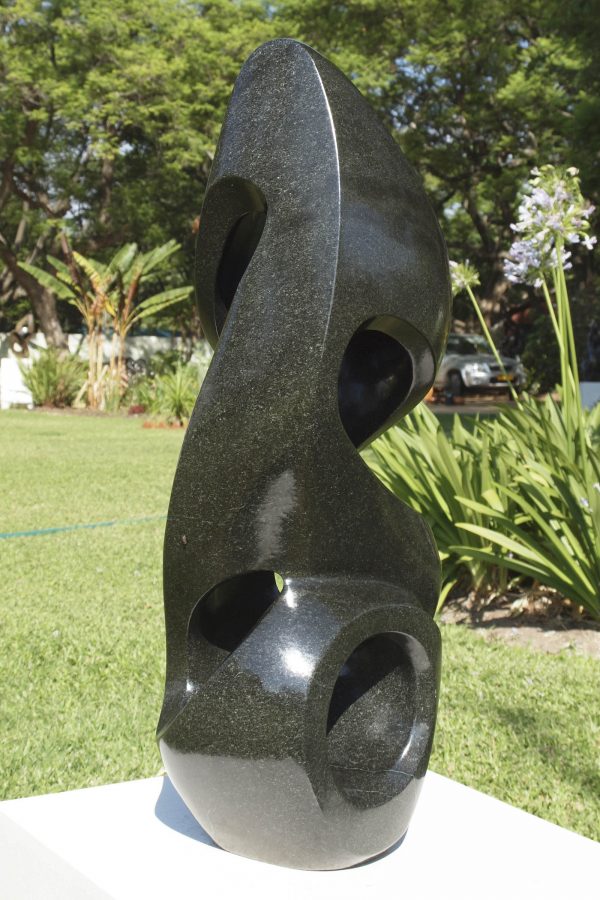 Shona sculpture The Energy Of Life by Munyaradzi Jeche