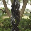 Zimbabwean sculpture Ululating by Onias Mupumha