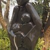 Shona stone sculpture Protective Mother by Edward Chiwawa - front right