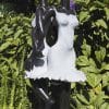 Large stone sculpture Always Together by Rufaro Murenza front right