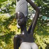 Garden sculpture female form - It's My Day by Tutani Mgabazi close up I