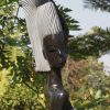 Garden sculpture female form - It's My Day by Tutani Mgabazi close up II