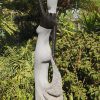 Garden sculpture female form - It's My Day by Tutani Mgabazi back right