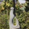 Garden sculpture female form - It's My Day by Tutani Mgabazi back