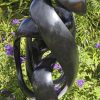 Abstract Shona stone sculpture - Here For You by Tonderai Sowa right side