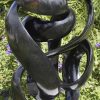 Abstract Shona stone sculpture - Here For You by Tonderai Sowa back left