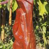 Birds sculpture red stone Tickling by Tago Tazvitya right side