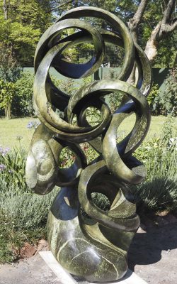 Abstract stone garden sculpture Achievements by Willard Bopoto main image