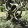 Abstract stone garden sculpture Achievements by Willard Bopoto front right I