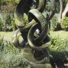 Abstract stone garden sculpture Achievements by Willard Bopoto front right II