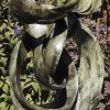 Abstract Shona sculpture green stone - Relationship Bond by Willard Bopoto front left