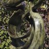 Abstract Shona sculpture green stone - Relationship Bond by Willard Bopoto front right
