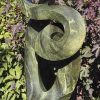 Abstract Shona stone sculpture - Wedding Day by Charles Kowo front right