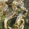 Large abstract stone sculpture - Treasures by Willard Bopoto back
