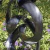 Original unique abstract sculpture - Sisters In Harmony by Tonderai Sowa front right