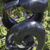 Abstract Shona stone sculpture - Together Forever by Tonderai Sowa front right
