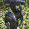 Abstract Shona stone sculpture - Together Forever by Tonderai Sowa right side