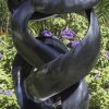 Abstract Shona stone sculpture - Together Forever by Tonderai Sowa back right